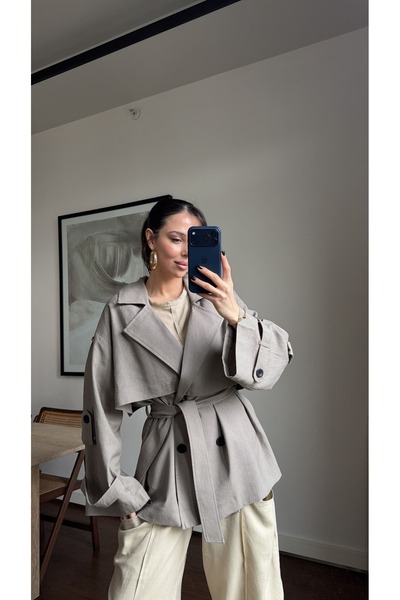 sinemkivanc co ASTARSIZ APOLETLİ TRENÇ