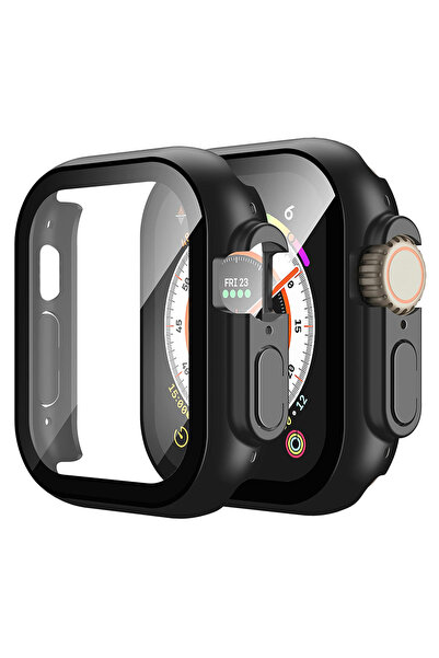 Techsuit Προστασία για Apple Watch, Techsuit, Πλαστικό, Μαύρο
