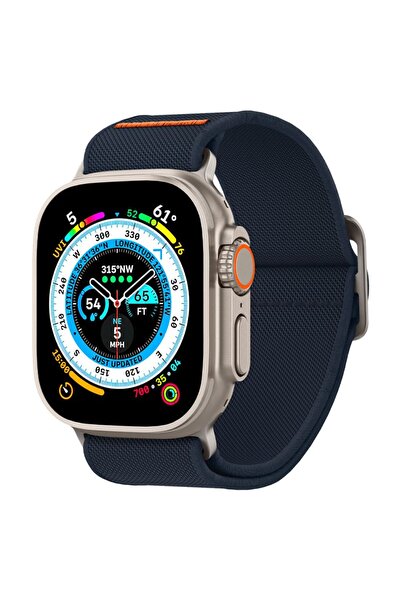 Spigen Λουράκι για Apple Watch Ultra, Spigen, Ατσάλινο, Σκούρο Μπλε
