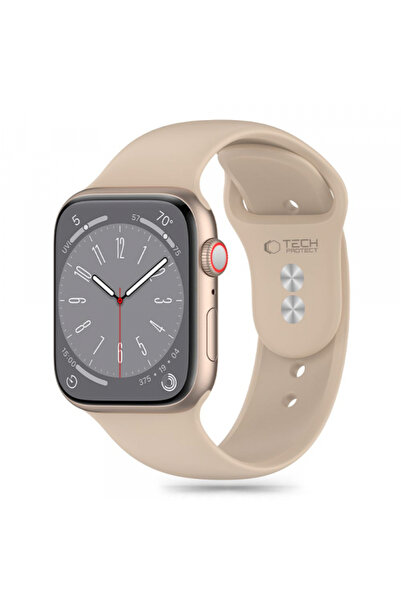 Tech-Protect Λουράκι Apple Watch, Tech-Protect, Σιλικόνης, Μπεζ