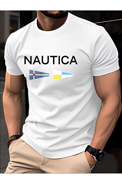LİNA06 100% Cotton Men's T-Shirt, Summer Short Sleeve Lightweight Top, Fashio...
