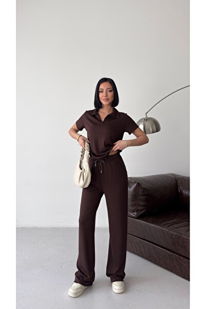 Tarzımızbir Φόρμα με γιακά πόλο. Ύφασμα τύπου "τακάλι " από μοντάλ "