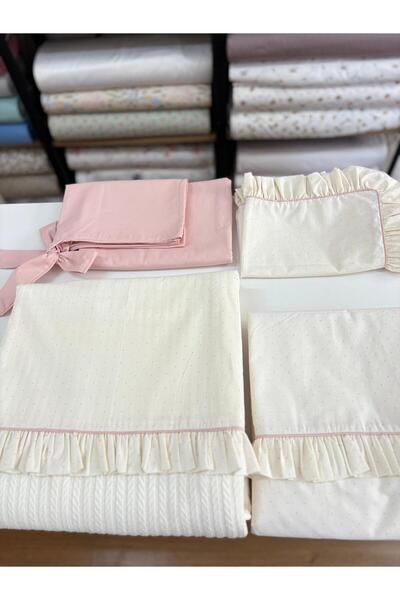 GAYE EV TEKSTİLİ Double Pique Duvet Cover Set Cotton