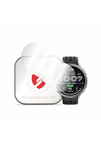 Smart Protection Folie pentru Amazfit Watch, Smart Protection, Silicon, Trans...
