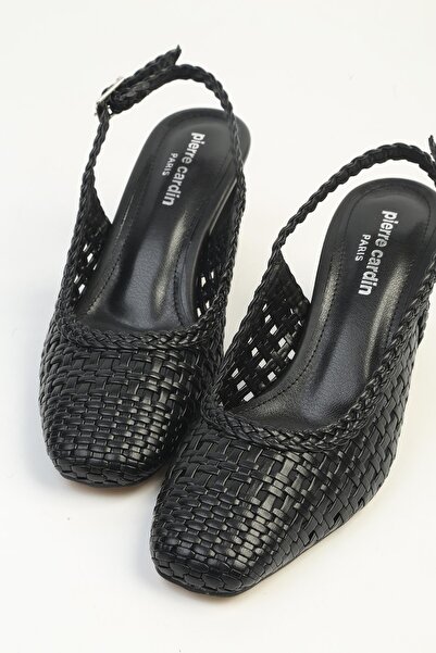 Pierre Cardin Μαύρα γυναικεία παπούτσια με τακούνι PC-55783