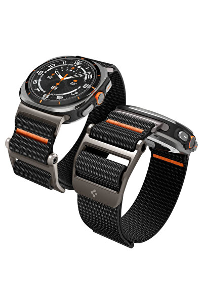 Spigen Λουράκι για Galaxy Watch 7 Ultra, Spigen, Μεταλλικό, Μαύρο