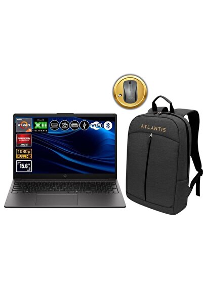 HP 255R G10 AMD Ryzen 5-7535U 8GB Ram 256GB SSD 15.6" Fdos Notebook D0PK1AT A...