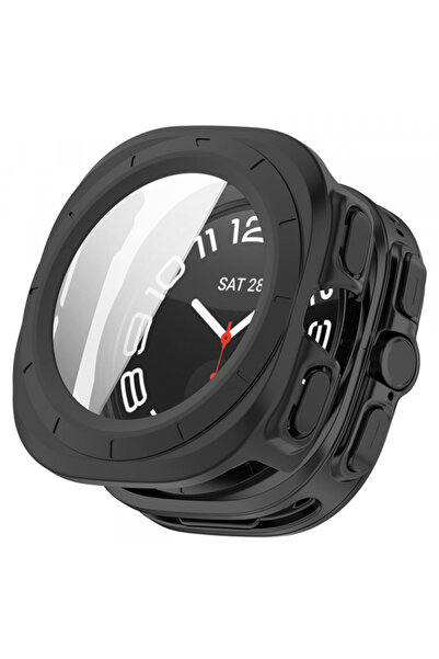 Techsuit Protecție pentru Galaxy Watch, Techsuit, Plastic, Negru
