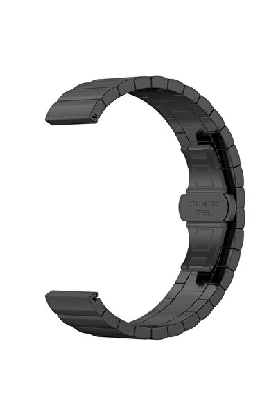Techsuit Λουράκι για Galaxy Watch, Techsuit, Ατσάλινο, Μαύρο