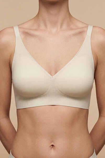 C&City Σουτιέν χωρίς μπανέλες, χωρίς ραφές, με επένδυση κοπής με λέιζερ CC417...