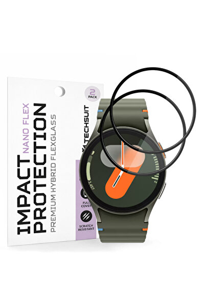 Techsuit Θήκη για Galaxy Watch 40 mm, Techsuit, Πλαστικό, Μαύρο