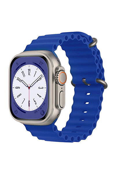 Techsuit Λουράκι για Apple Watch Ultra, Techsuit, Ατσάλινο, Μπλε