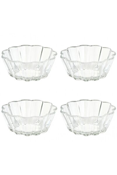 5five Simple Smart Σετ 4 γυάλινων φορμών μάφιν Σίβας, 12 x 5 εκ.