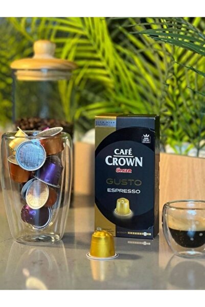 shop Cafe Crown Gusto Kapsül Kahve Nespresso Uyumlu 10 Adet