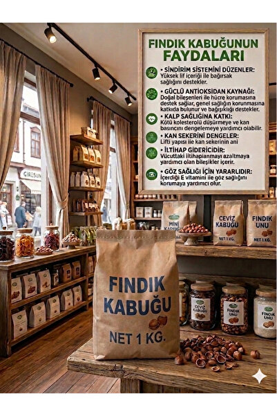 SPORTSFİT Talol Collective Doğal Fındık Kabuğu 1 KG - Yüksek Lifli Sindirim D...
