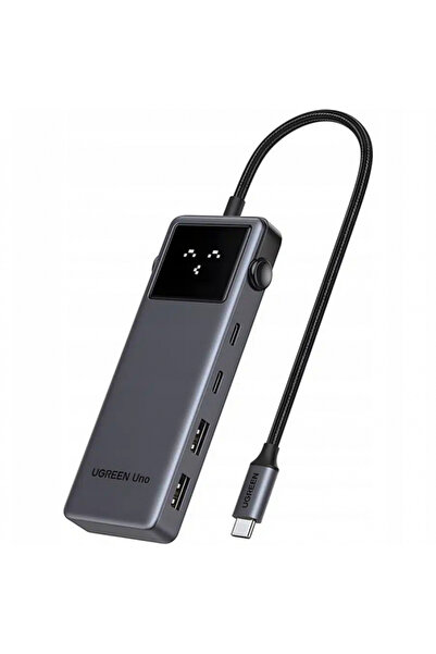 OEM Διανομέας USB-C UGREEN Cm888 Uno, 2 x USB-A 3.2 - 3 x USB-C - 1 x HDMI, Γκρι