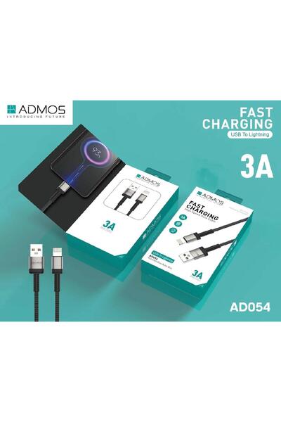 ADMOS AD054 3A Fast Charging USB to Lightning Data Cable