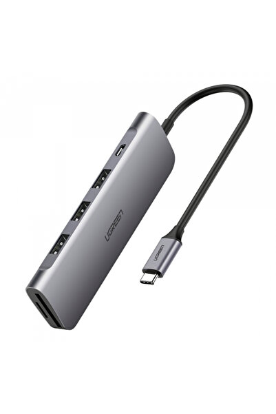 OEM Διανομέας USB-C UGREEN Cm195, 2 x USB-A - 1 x USB-C - 1 x HDMI - 1 x SD -...