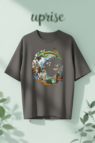 Vordevia Μπλουζάκι από βαμβάκι με στάμπα Anime Collage