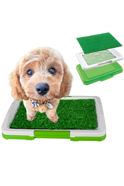 Promagg Τουαλέτα σκύλου με τεχνητό γρασίδι για καθημερινή υγιεινή και άνεση