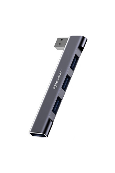 Techsuit Σταθμός σύνδεσης Zenithdock 4 σε 1 (H14) - USB σε 3x USB 2.0, 1x USB...