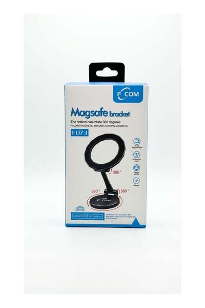 Generic حامل هاتف مغناطيسي قابل للطي F-COM F 073 - متوافق مع MagSafe 360 °   ...