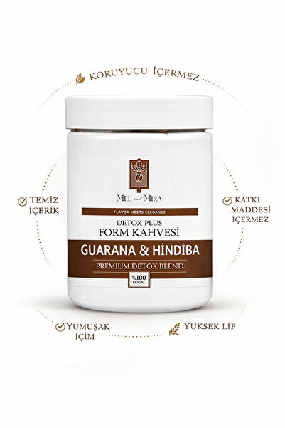 Mel and Mira DetoxPlus Premium Form Kahvesi 200g | Hindiba, Guarana ve Kakao ...