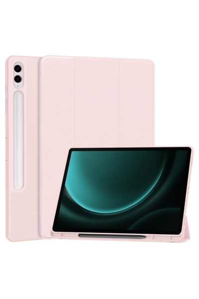 Techsuit Θήκη Tablet Galaxy Tab S9 FE Plus, Techsuit, Θήκη Clamshell, Ροζ