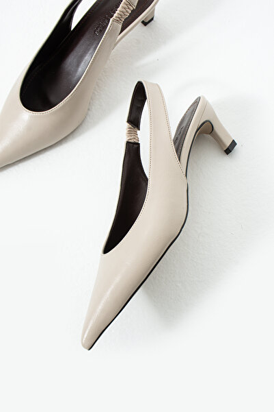 Eataly Shoes Σερένα Μπεζ Παπούτσια με Χαμηλό Τακούνι