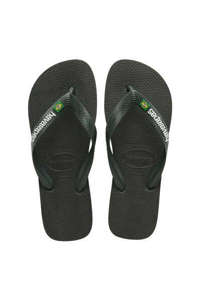 Havaianas ΣΑΝΔΑΛΙΑ ΜΕ ΛΟΓΟΤΥΠΟ ΒΡΑΖΙΛΙΑΣ ΠΡΑΣΙΝΟ ΕΛΙΑ 43-44