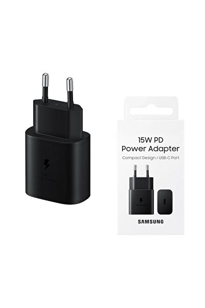 Samsung Γνήσιος Φορτιστής Τοίχου (Ep-T1510nbegeu) - Γρήγορη Φόρτιση USB-C 15W...