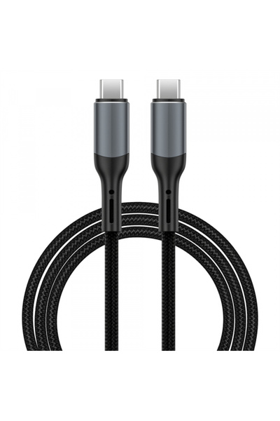 OEM USB-C - USB-C Wiwu Wi-C036 Καλώδιο Δεδομένων και Φόρτισης, 240W, 1μ, Μαύρο