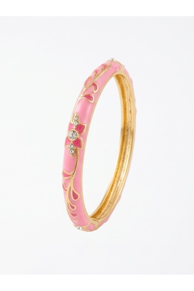 Sujewelleryy Purple or Pink Mineli Kelepçe