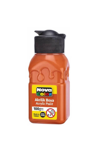 Nova Color 100ml Ακρυλικό Χρώμα - Πορτοκαλί