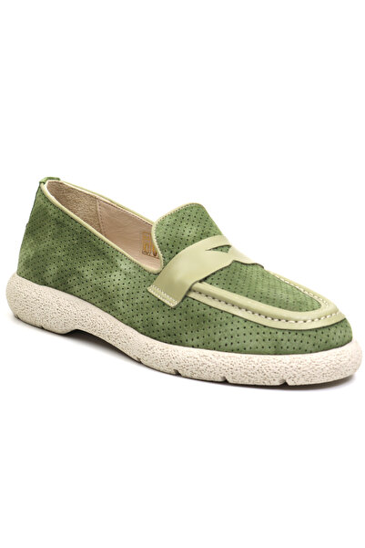 Anna Viotti Women's shoe d12 221-green nubuck-40