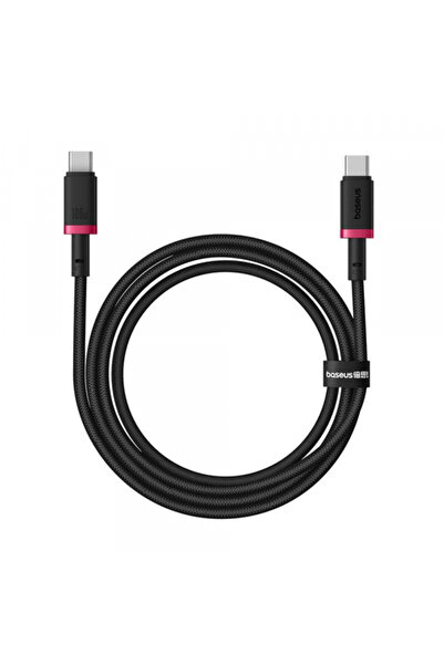 Baseus USB-C Data and Charging Cable - USB-C Dura Series, 100W, 1m, Red P1037...