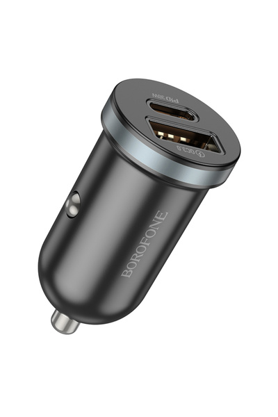 OEM Borofone - Φορτιστής Αυτοκινήτου Scenery (Bz22) - USB, USB-C, Γρήγορη Φόρ...