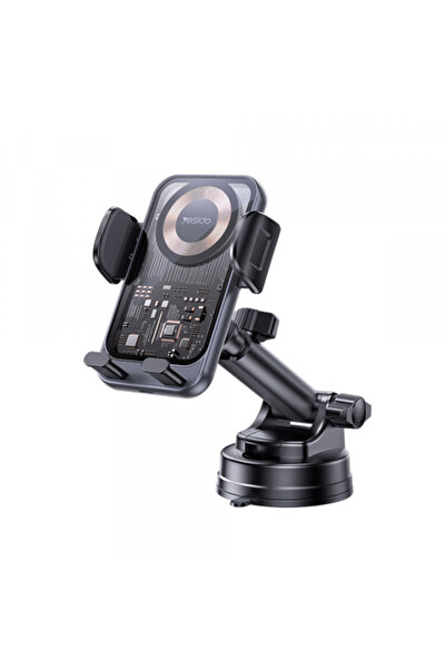 OEM Yesido C307 Ασύρματος Φορτιστής Αυτοκινήτου, 15W, 1.67A, Μαύρο