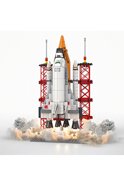 Creative Blocks Σετ Δομικών Τουβλών Σταθμού Εκτόξευσης Πυραύλων με Λεωφορείο ...