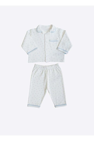 kitikate Organik Rory 2'li Pijama Takımı Mavi