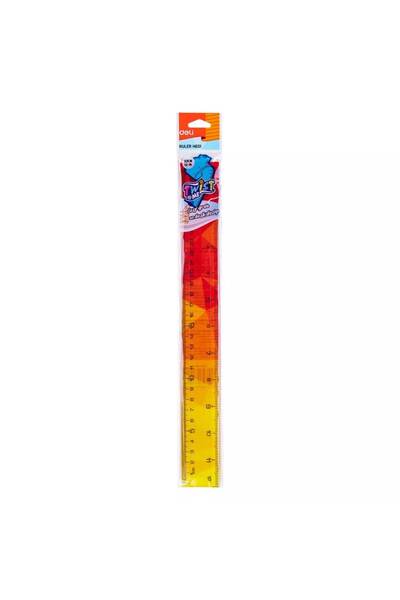 Deli Riglă flexibilă multicoloră - 30 cm