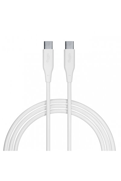 OEM Καλώδιο Δεδομένων και Φόρτισης USB-C - USB-C Allity. Auc-02, 100W, 1m, Λευκό
