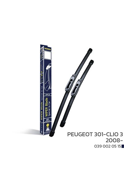 Niken Peugeot 301 2012- Clio 3 2008- Silecek Seti