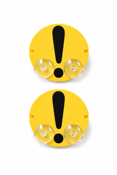 Erhan Προειδοποιητικό Σήμα Αυτοκινήτου με Βεντούζες, Σετ 2 Τεμαχίων, Σήμα Εκφ...