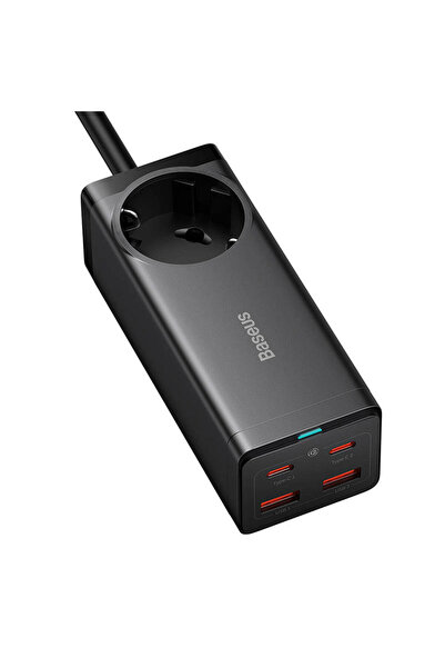 Baseus - Wall Charger/Powerstrip (Pszm000401) - Gan3 Pro, 2xUSB, 2xUSB-C, Ac,...