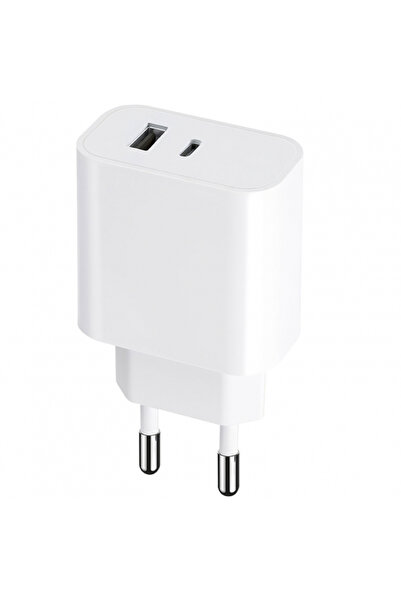 OEM MaXlife Mxtc-06 Τροφοδοτικό, 20W, 3A, 1 Θύρα USB-A - 1 Θύρα USB-C, Λευκό