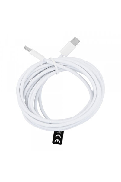 OEM Καλώδιο δεδομένων και φόρτισης USB-C - USB-C Hd26 Box, 30W, 3μ, Λευκό