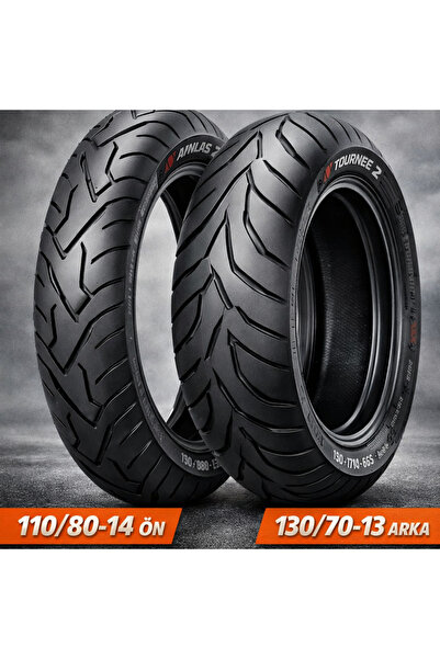 AnLs Honda PCX Lastik Takımı 2020-2026 Tournee 2 110/80-14 Ön 130/70-13 Arka ...