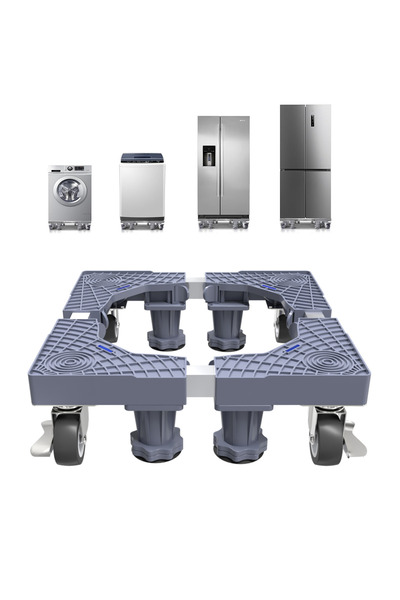 YESMAX Washing Machine Base Stand, Movable Universal Mobile Base for Furnitur...