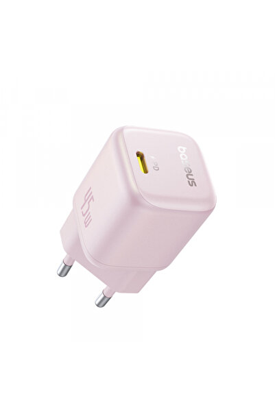 Baseus Φορτιστής τοίχου Picogo, 45W, 3A, 1 X USB-C, Ροζ P10176800413-00